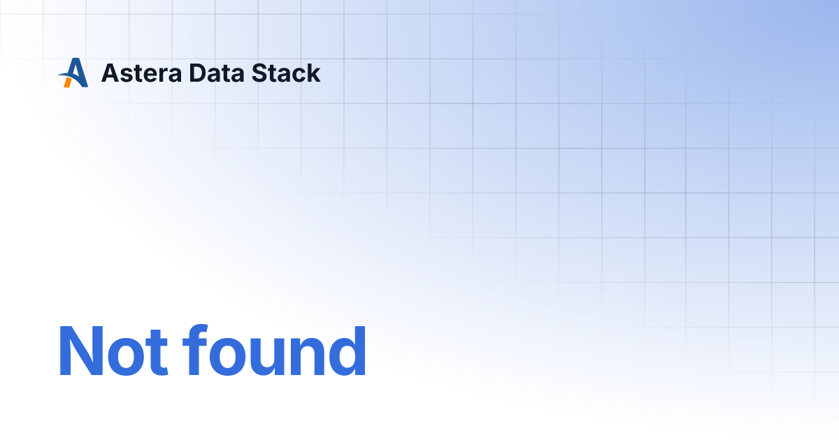 Migrating from Astera 10 to Astera 11 | Astera Data Stack
